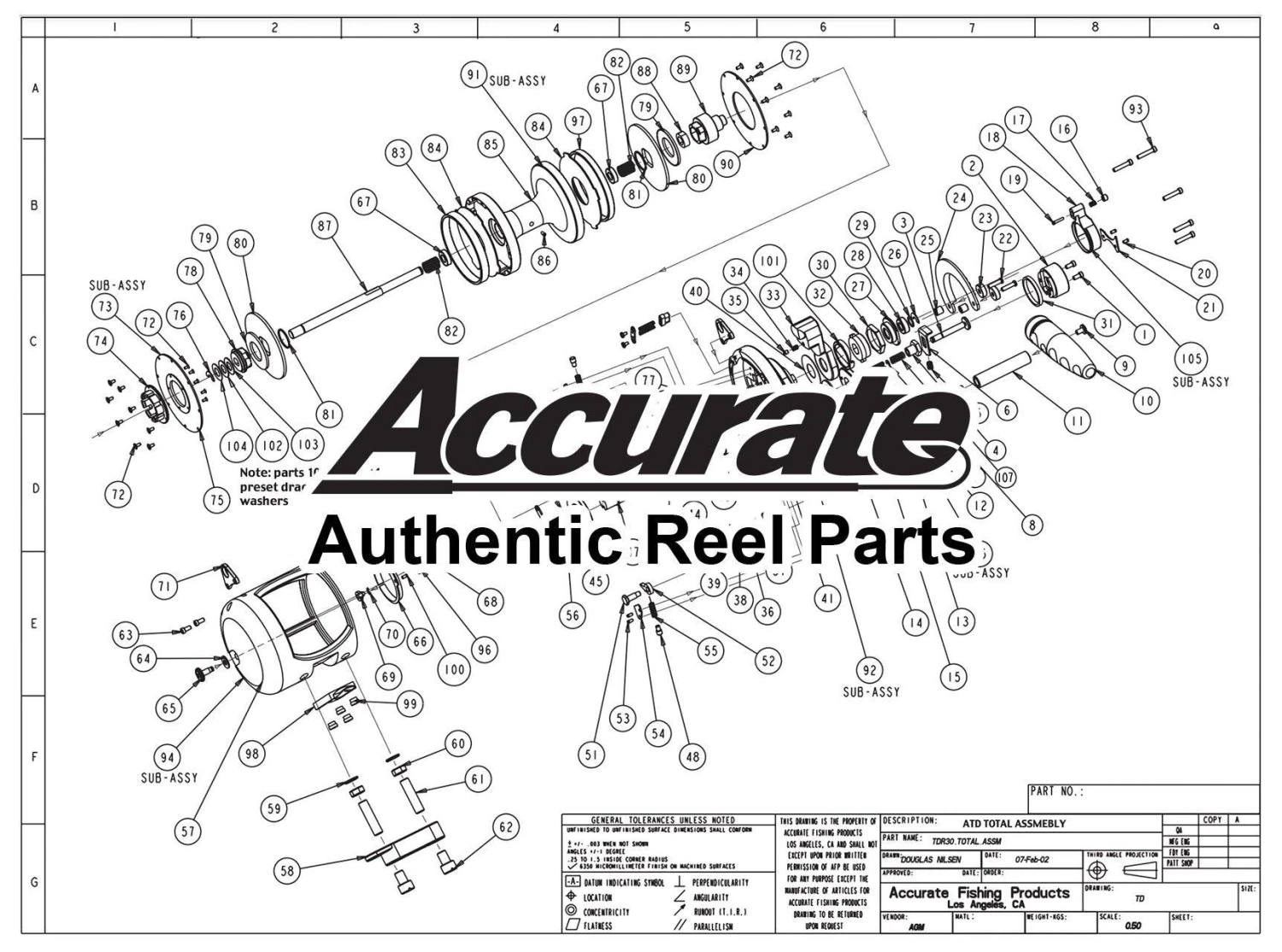 ATD 80 130 SPOOL SHAFT RETAINER GEAR SIDE(Accurate Part L 1758) 1 ATD 80 130 SPOOL SHAFT RETAINER GEAR SIDE(Accurate Part L 1758)
